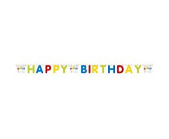 Happy Birthday Streamers Grusskette