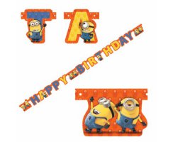 Minions Happy Birthday Banner