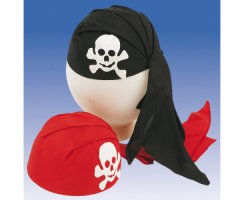 Pirate Bandana-Hat Red